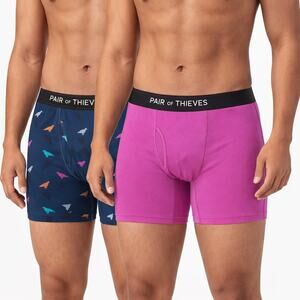 Pair of Thieves Boxer Briefs 6-Pack Bundle 4-Way Stretch Size M - NEW